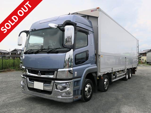 [Premium Executive] Now leased! Reiwa 1 model Mitsubishi Fuso Super Great, large aluminum wing, 4-axle low floor, high roof, ETC2.0 *Dealer inspection record book/MOT valid until December 2021*