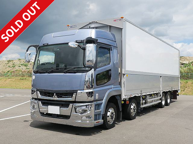 [Premium Executive] Now on lease! Reiwa 1 model Mitsubishi Fuso Super Great, large aluminum wing, 4-axle low floor, high roof, ETC2.0 *Dealer inspection record book/vehicle inspection valid until December 2021*