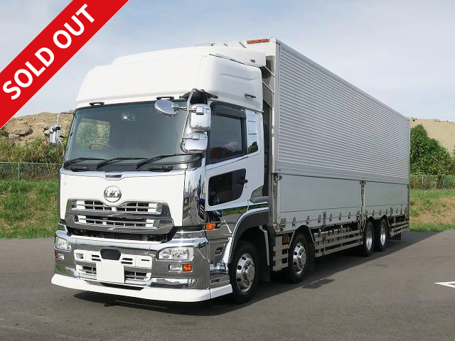 2014 UD Trucks Quon Large aluminum wing 4-axle low floor high roof Custom aluminum wheels Jolder 4-row 410 horsepower ★MOT valid until November 2021★