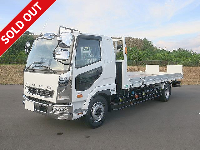 Reiwa 3 model Mitsubishi Fuso Fighter, increased tonnage, Hanamidai safety loader (car-mounted vehicle), automatic running board, radio-controlled winch