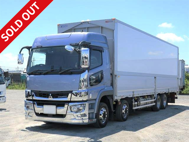 [Premium Executive] Now leased! Reiwa 1 model Mitsubishi Fuso Super Great, large aluminum wing, 4-axle low floor, high roof, ETC2.0 *Dealer inspection record book/MOT valid until December 2021*