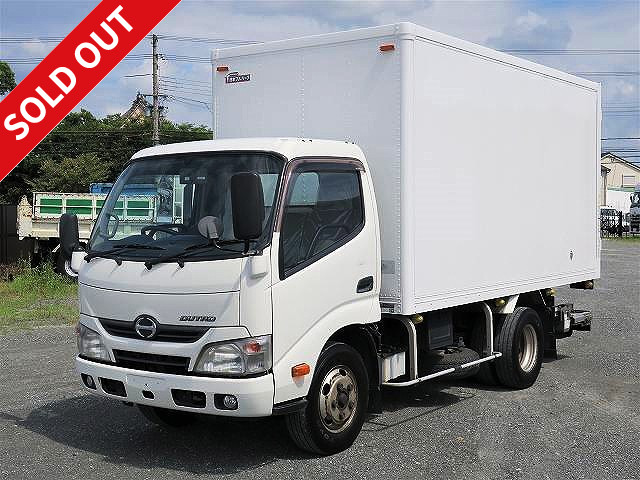 2015 Hino Dutro 2.75t Aluminum Van with Storage PG Standard Semi-Long Interior Length 395cm [Semi-Medium License Compatible *Excluding 5t Limited]