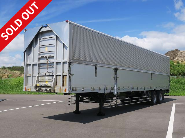 2005 model Nippon Fruehauf 2-axle wing trailer, maximum load 19.4t, lift axle, jolder 4-row