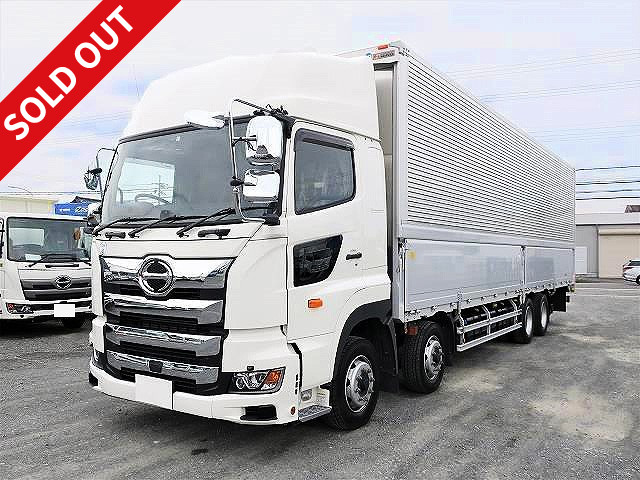 Lease-up! Reiwa 3 model Hino Profia Large aluminum wing 4-axle low floor high roof ★Dealer inspection record book/Vehicle inspection valid until January 2022★ 