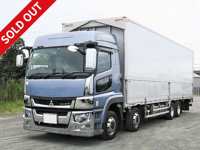 [Premium Executive] Now leased! Reiwa 2nd year model Mitsubishi Fuso Super Great, large aluminum wing, 4-axle low floor, high roof, ETC2.0 *Dealer inspection record book/January 2022 vehicle inspection included*