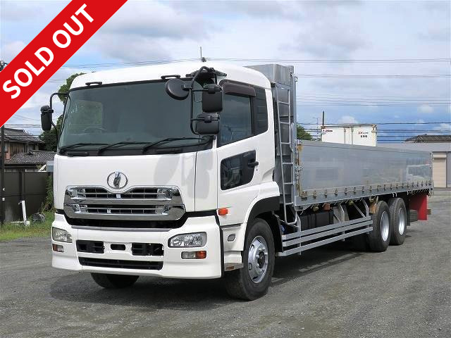 2006 UD Trucks Quon Large flatbed aluminum block 3-way opening 2-diff Escot IV *Approximately 714,000km on meter*