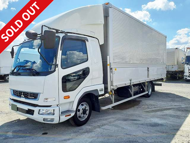 Reiwa 2nd year Mitsubishi Fuso Fighter Medium-sized aluminum wing 6200 wide Rear wheel air suspension Air guide plate ★Dealer inspection record book included★