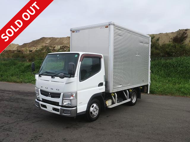 2011 Mitsubishi Fuso Canter 2t Aluminum Van Standard Short Interior Height 206cm Fully Low Floor Vertical PG 2 Pedal Dashcam & Navigation [Semi-Medium License Compatible (5t Limited) *Old Standard License OK]