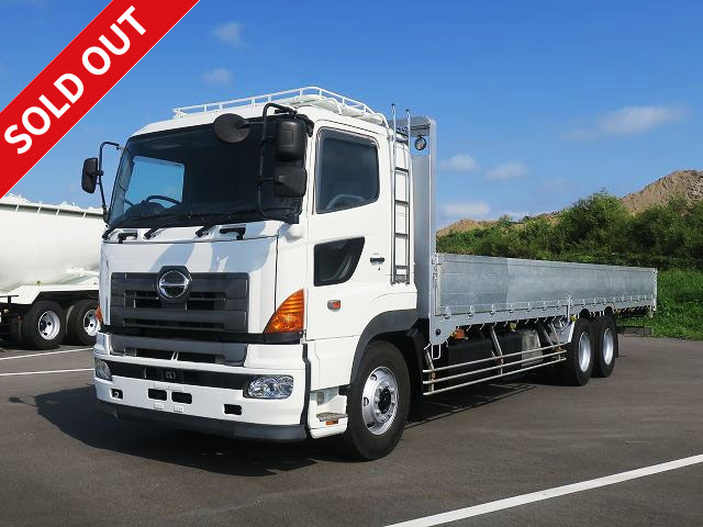 2006 Hino Profia Large flatbed aluminum block 3-way opening 9600 body High floor 3 axles Retarder Internal hook ★Actual mileage on meter: approx. 666,000 km! ★