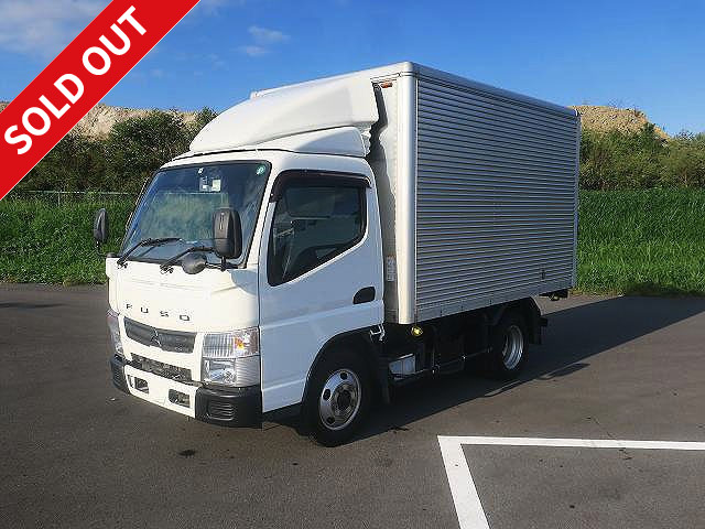 2015 Mitsubishi Fuso Canter 2t Aluminum Van Standard Short (10 shaku) Fully Low Floor Air Guide 2 Pedals Back Eye Camera Dash Cam [Semi-Medium (5t Limited) License *Old Regular License OK]