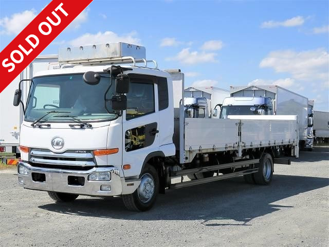 2012 UD Trucks Condor Heavy Duty Flat Body Aluminum Block 5-way Opening 6700 Wide with Vertical PG ★ Actual mileage on the meter: approx. 426,000 km! ★