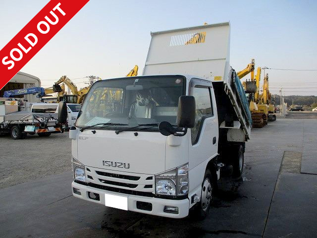 2017 Isuzu Elf Dump Truck, 3t Loading, Manual Cobo Lane, 1-way Opening, ETC Included★Approximately 17,000km on Meter★[Semi-Medium License Compatible *Excluding 5t Limited License]