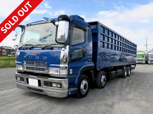 2006 Mitsubishi Fuso Super Great Large flatbed Deep tailgate 4-axle low floor Load capacity 11.3t ETC * Actual mileage on meter: approx. 477,000km! *