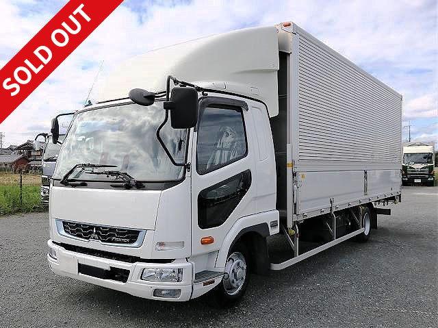 Reiwa 2 model Mitsubishi Fuso Fighter Medium-sized aluminum wing 6200 wide Rear air suspension Air guide plate *Dealer inspection record book/Vehicle inspection valid until April 2022*