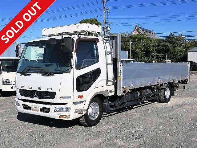 2012 Mitsubishi Fuso Fighter, medium-sized flatbed aluminum block, 3-way opening, 6200 wide, rear air suspension, inner hook, 240 horsepower, with bed