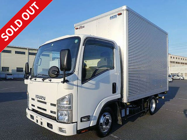 2008 Isuzu Elf 2t aluminum van, standard short, interior height 212cm, fully low floor, 2-stage lashing rail [Semi-medium-sized (5t only) license *Old standard license OK]