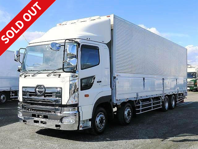 2011 Hino Profia Large aluminum wing 4-axle low floor Rear air suspension *Actual mileage on the meter: approx. 633,000 km! *