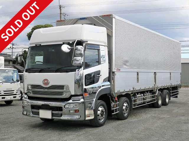 2016 UD Trucks Quon Large aluminum wing 4-axle low floor Custom specification High roof Escot V Aluminum wheels installed ★ MOT valid until March 2022 ★