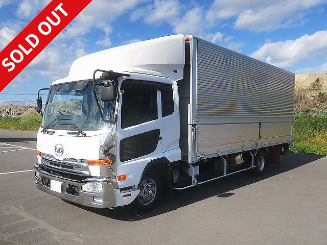 2013 UD Trucks Condor Medium Aluminum Wing 6200 Wide with Combination Gate Bed, ETC2.0, Rear View Camera *Approximately 418,000km on meter / Vehicle inspection valid until April 2022*