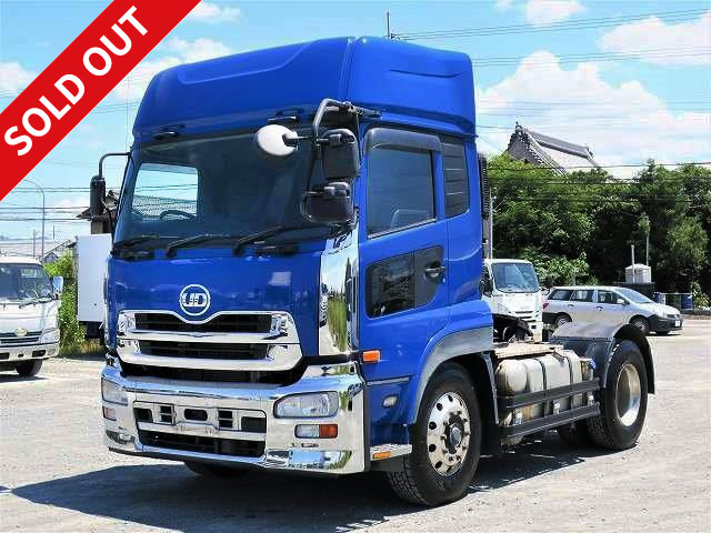 2014 UD Trucks Quon Tractor Head 5th Wheel Load 11.5t Escot V High Roof Aluminum Wheels 