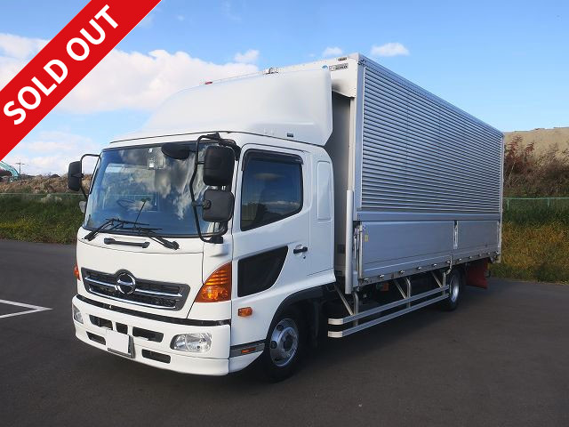 2013 Hino Ranger Medium-sized aluminum wing 6200 wide Rear air suspension *Approximately 450,000km on meter/Inspection valid until January 2022*