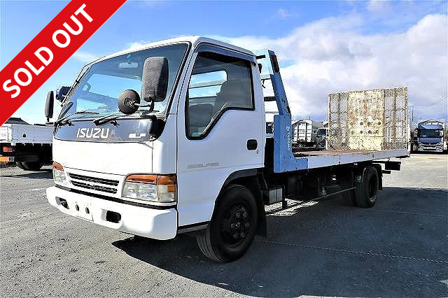 1996 Isuzu Elf Small Safety Loader Wide Long Tadano Walking Board Winch PTO