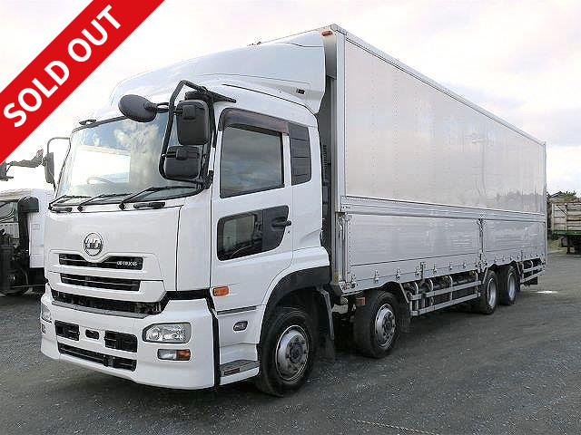 2013 UD Trucks Quon Large aluminum wing 4-axle low floor Escot V *Approximately 224,000 km on the meter*