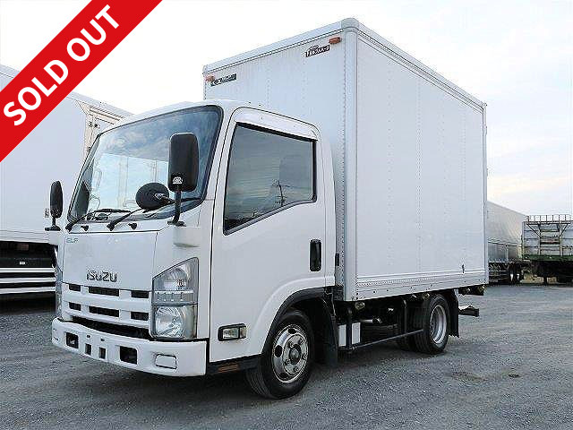 2008 Isuzu Elf 2t aluminum van, standard short, interior height 220cm, fully low floor, 2 pedals, 150 horsepower, 2-stage lashing rail [Semi-medium-sized (5t only) license compatible *Old standard license OK]