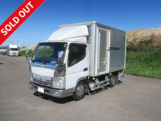 2015 Mitsubishi Fuso Canter 2t Aluminum Van Standard Short (10 feet) Wind guide plate Left sliding door Fully low floor Back-eye camera included [Semi-medium-sized (5t only) license compatible *Old standard license OK]