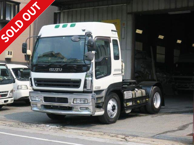 2003 Isuzu Giga Tractor Head, 5th wheel load 9.5t, High roof, Rear wheel air suspension, Hydraulic pump, PTO