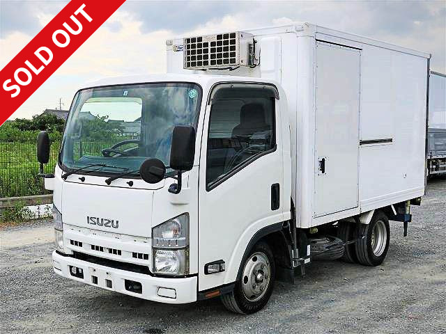 2009 Isuzu Elf 2t refrigerated van, standard short (10 feet), Topre low temperature, 2-layer, standby function, left side door, full low floor [medium-sized license compatible *excluding 5t limited]