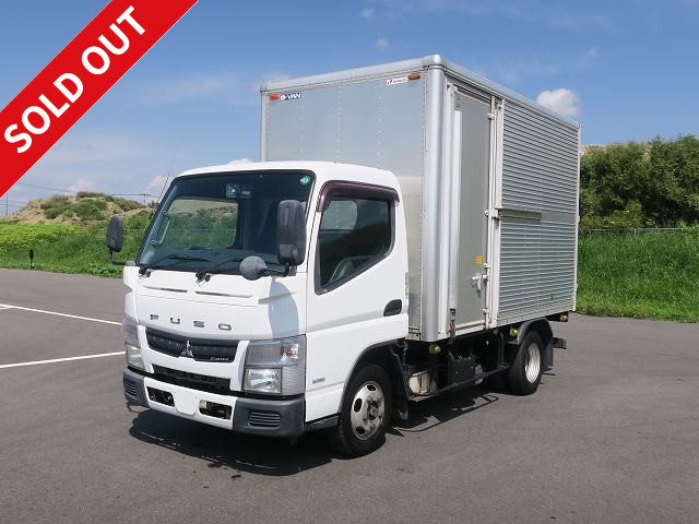 2012 Mitsubishi Fuso Canter 2t Aluminum Van Standard Semi-Long Interior Length 342cm Fully Low Floor Left Sliding Door [Semi-Medium (5t only) License Compatible *Old Standard License OK]