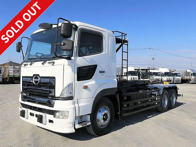 2005 Hino Profia Large Hook Roller 22t Vehicle Kyokuto Kaihatsu Kogyo Twin Hoist High-floor 3-axle Loading capacity 11.3t 7-speed MT with remote control *Actual mileage on meter: approx. 508,000km! *