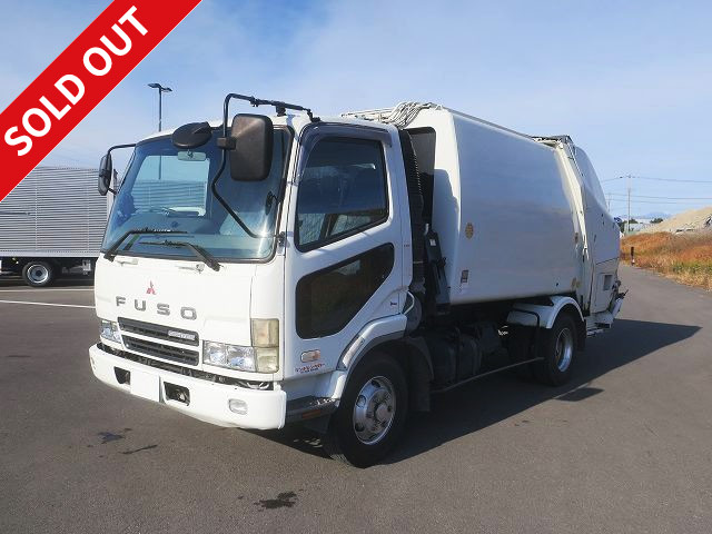 [Coming soon!] 2003 Mitsubishi Fuso Fighter medium-sized garbage truck (refuse truck) manufactured by Kyokuto Kaihatsu Kogyo, press type, capacity 8.0m3 *Approximately 332,000km on meter/Inspection valid until June 2022*