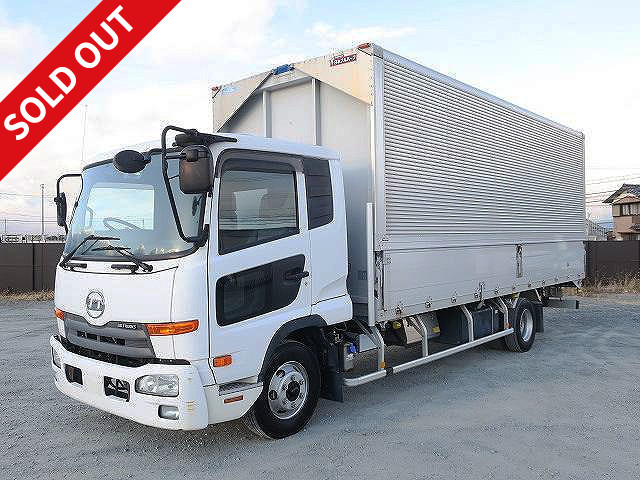 2014 UD Trucks Condor Medium Aluminum Wing 6200 Semi-wide Interior width 228cm Back-eye camera Bed included *Actual mileage on meter: approx. 115,000km! *