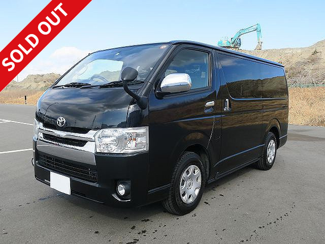 Now available for rental! 2016 Toyota Hiace Super GL 2-5 seater gasoline vehicle with car navigation, backup camera, ETC *Dealer inspection record book/vehicle inspection valid until December 2022*