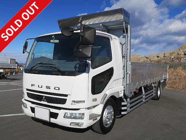 2008 Mitsubishi Fuso Fighter, heavy-duty flat body, aluminum block, 3-way opening, 6700 body, 7.7t load, 270 horsepower, bed included. *Approximately 182,000km on meter! *