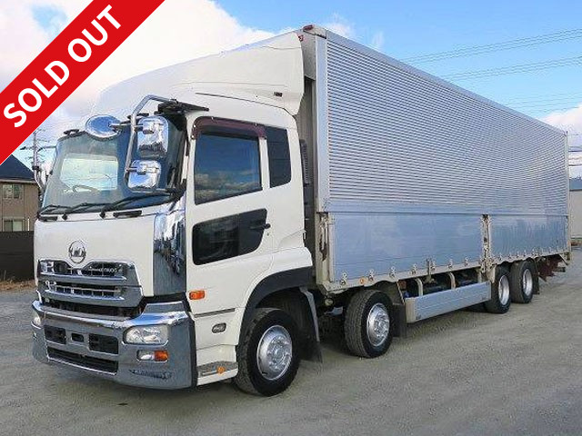 2011 UD Trucks Quon Large aluminum wing 4-axle low floor Rear air suspension Back-eye camera *Actual mileage on the meter: approx. 578,000 km! *