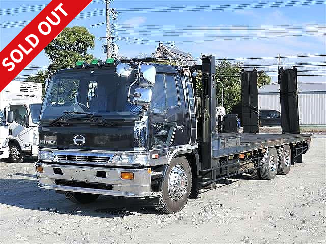 1994 Hino Ranger Heavy-Duty Self-Loader, Bed Length 655cm, Wide Width, Tadano Winch, Automatic Step Board Included ★ Actual mileage on meter: approx. 170,000km! ★