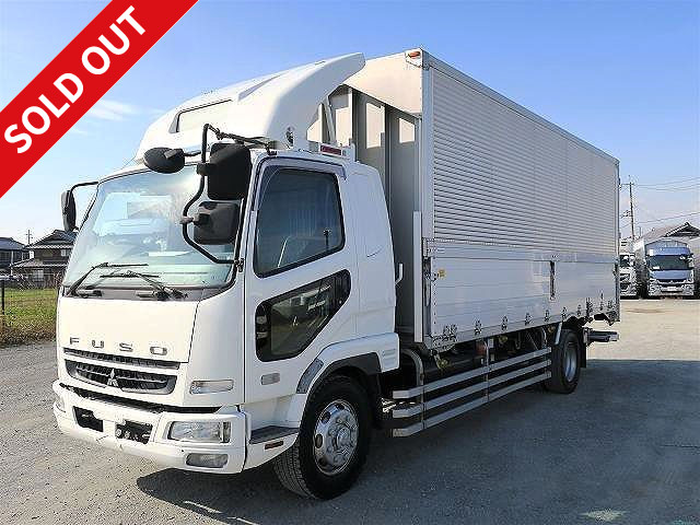 2008 Mitsubishi Fuso Fighter, heavy-duty aluminum wing, 6200 semi-wide, interior width 220cm, load capacity 6.3t, storage PG, bed, 240hp, rear air suspension