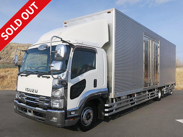 2016 Isuzu Forward Heavy Duty Aluminum Van, cargo bed length 923cm, wide width, left side double door, rear air suspension, retarder, 260 horsepower *Actual mileage on meter: approx. 342,000km! *