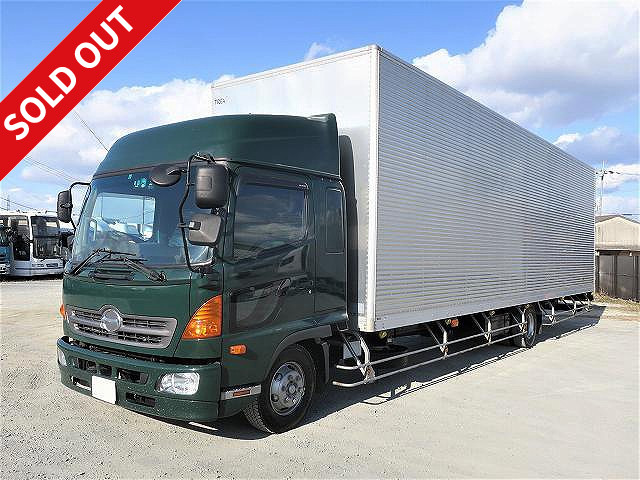 2013 Hino Ranger Medium Aluminum Van 9600 Wide Extra Long Rear Air Suspension High Roof *Actual mileage approx. 425,000km/Dealer inspection record book/MOT valid until March 2022*