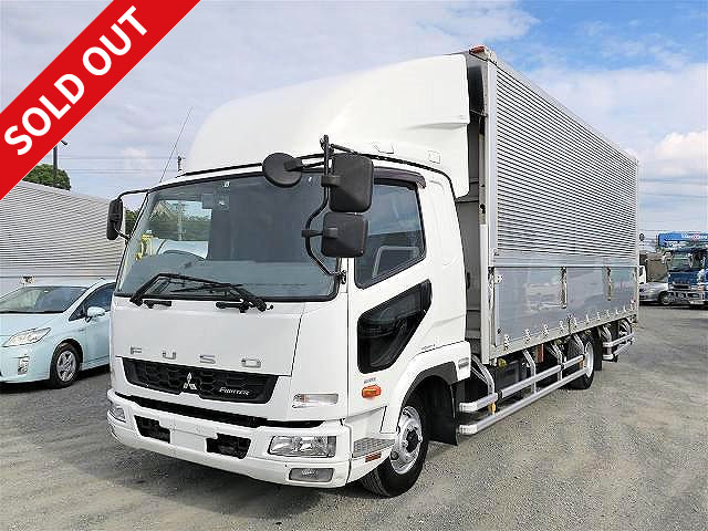 2015 Mitsubishi Fuso Fighter Medium-sized Aluminum Wing 6200 Wide with Combination Gate ★Approximately 590,000km on the meter! ★