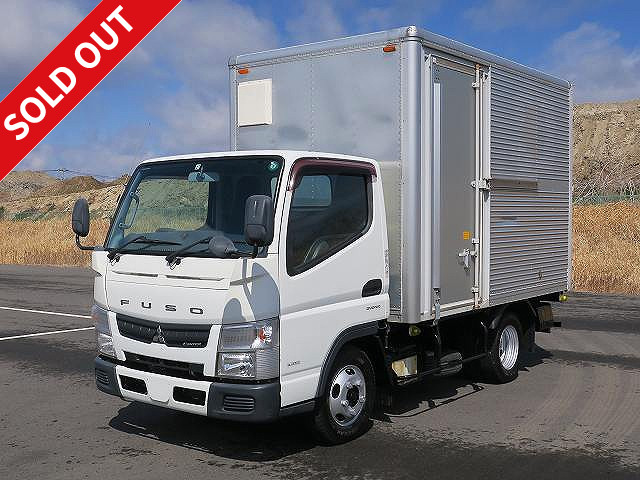 2014 Mitsubishi Fuso Canter 2t Aluminum Van Standard Short (10 shaku) Interior height 204cm Left sliding door Fully low floor 2 pedals 2-stage lashing rail [Semi-medium-sized (5t only) license compatible *Old standard license OK] ★Vehicle inspection valid until June 2013★