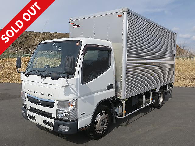 2017 Mitsubishi Fuso Canter 3t Aluminum Van Standard Long Combination Gate Fully Low Floor 150 Horsepower 2-Tier Lashing Rail [Semi-Medium License Compatible *Excluding 5t Limited] ★Vehicle Inspection Valid until June 2013★