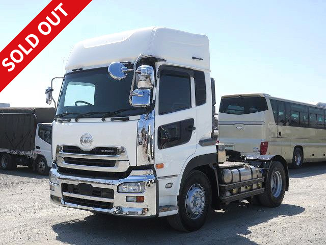 2016 UD Trucks Quon Tractor Head 5th Wheel Load 11.5t Rear Air Suspension High Roof *Actual mileage on meter: approx. 416,000km! *