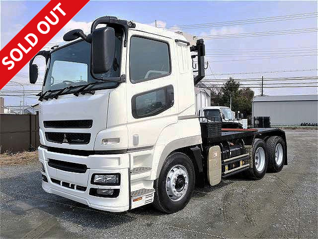 2015 Mitsubishi Fuso Super Great Tractor Head, 5th wheel load 18t, with pintle hook, 520 horsepower, 345,000km on meter! / Preliminary inspection included