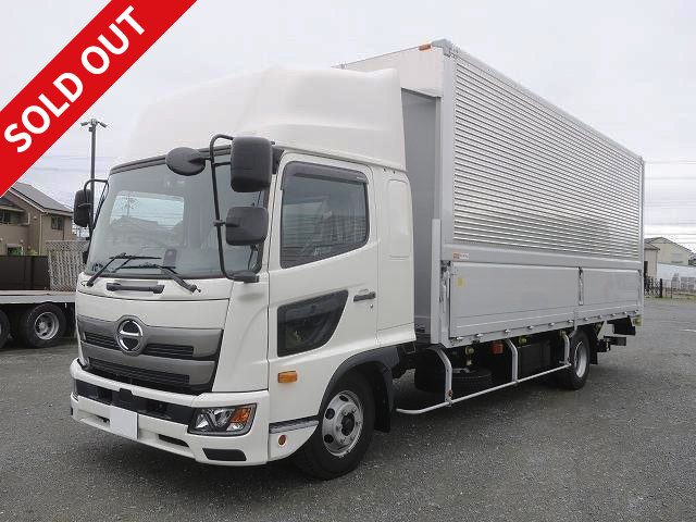 Reiwa 3 model Hino Ranger Medium-sized aluminum wing 6200 wide Combination gate Rear wheel air suspension High roof 