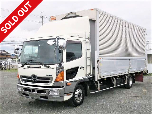 2013 Hino Ranger Medium-sized aluminum wing 6200 wide Rear air suspension Aluminum wheels ★ Actual mileage on the meter: approx. 393,000 km! ★