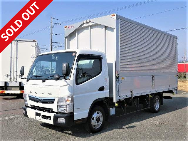 Reiwa 2nd year model Mitsubishi Fuso Canter 2t aluminum wing wide long full low floor 150 horsepower [medium-sized license compatible *excluding 5t limited] ★Vehicle inspection valid until November 2022★